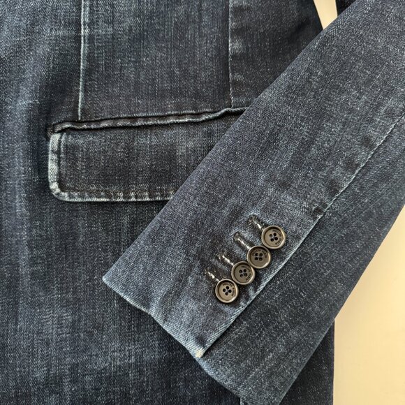Philipp Plein Denim Blazer NWOT, Size 3XL runs small - Picture 9 of 17